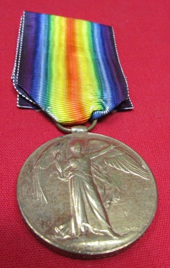 British WWI Victory Medal, New Zealand Soldier Goodhall, Wounded 1917 — image 2