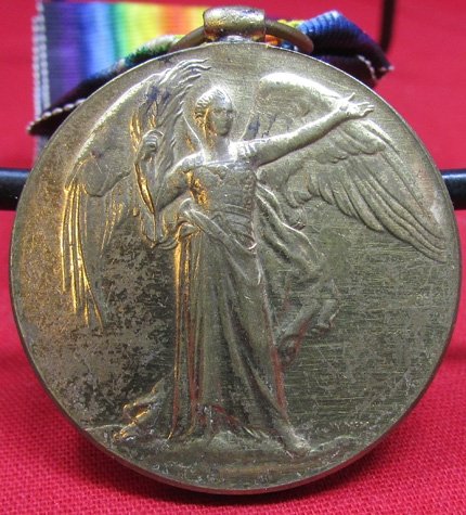  British WWI Victory Medal, New Zealand Soldier Goodhall, Wounded 1917 — image 3
