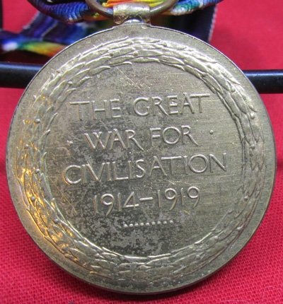  British WWI Victory Medal, New Zealand Soldier Goodhall, Wounded 1917 — image 6