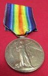 British WWI Victory Medal, New Zealand Soldier Goodhall, Wounded 1917