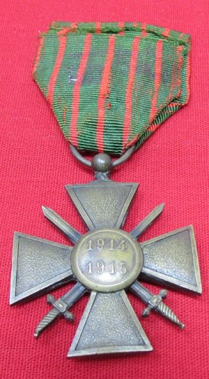  French WWI, Croix de Guerre, 1914-1915 Reverse — image 4