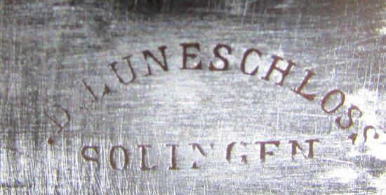  Austrian M1858 Heavy Cavalry Sword, PD Luneschloss Mfg — image 5