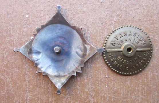  Polish Regimental Badge, 43rd Rifles Boynon Legion, Panasuik Mfg, Collector Copy — image 3