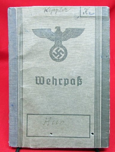  German WWII Army Wehrpass, Russian Front, Greece — image 2