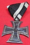 German WWI Iron Cross 2nd Class, Austrian Fold Ribbon