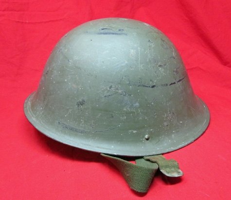  British, Korean War Era, M1944 Turtle Helmet, 1953 — image 2