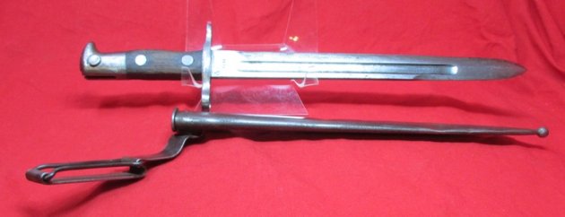  US M1892 30-40 Krag Bayonet, 1898 Dated Blade — image 3