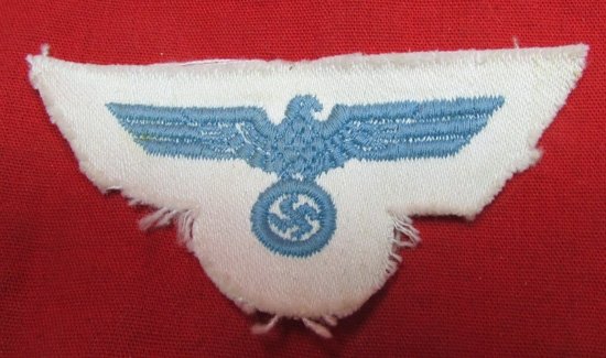  German WWII Kriegsmarine Enlisted White Cap Eagle — image 2