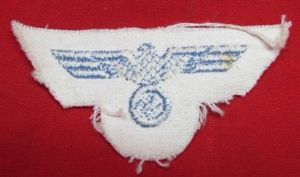 German WWII Kriegsmarine Enlisted White Cap Eagle