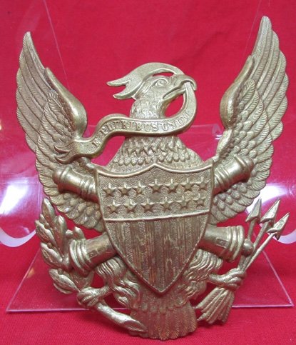  US Indian War Artillery Enlisted Helmet Plate — image 2