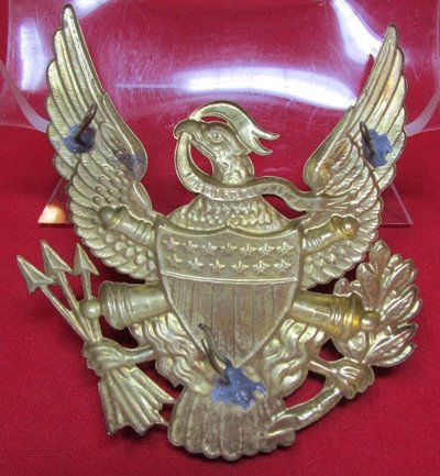  US Indian War Artillery Enlisted Helmet Plate — image 3