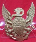 US Indian War Artillery Enlisted Helmet Plate