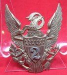 US Indian War Era, 2nd Cavalry Enlisted Helmet Plate