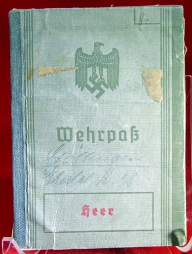  German WWII  Army Wehrpass, 1937 & Fuhrerschein — image 2