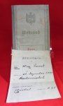German WWII Army Wehrpass, 1937 & Fuhrerschein