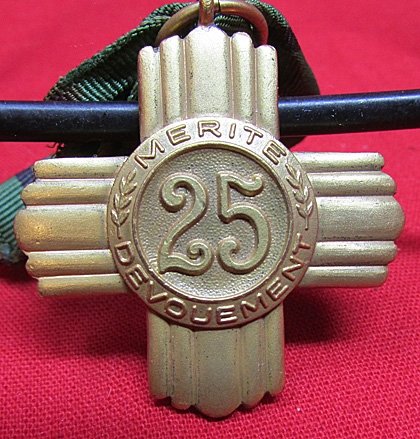  Haitian, 25 Year Service Medal & Ribbon — image 3