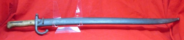  French 1866 Pattern Chassepot Bayonet, 1873, Early Third Republic Mfg — image 2