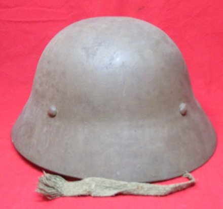  Japanese WWII Civil Defense Helmet, Complete — image 3