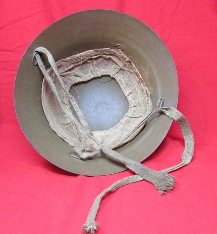  Japanese WWII Civil Defense Helmet, Complete — image 4