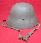 Japanese WWII Civil Defense Helmet, Complete