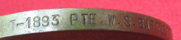  British WWI Victory Medal, W.S. Bartlett, Queens Regt, Died 1916 — image 3