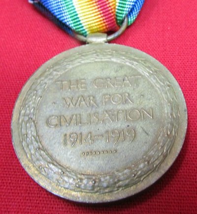  British WWI Victory Medal, W.S. Bartlett, Queens Regt, Died 1916 — image 6