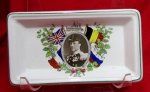 British WWI Patriotic Candy Tray, Sir J.R. Jellicoe, Spode
