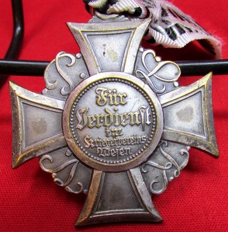  German Post WWI, Prussian War Veteran Association Medal & Ribbon — image 4