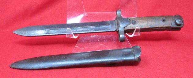  Italian WWII Carcano Bayonet, Modified Folding Bayonet — image 4