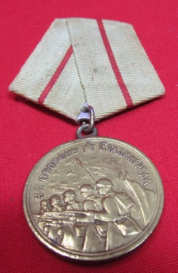  Soviet WWII Medal for the Defense of Stalingrad — image 2