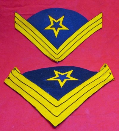  US 1872-1902, Cavalry Regimental Ordnance/Color Sergeant Chevrons, Pair — image 2