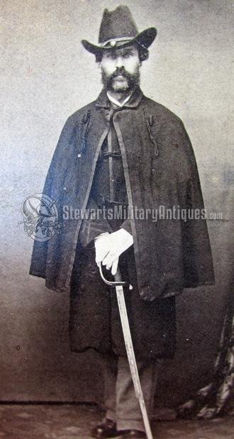  US Civil War CDV, Union Officer, Uncle Gene — image 3