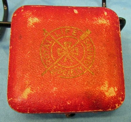  British Pre WWII Life Saving Medal Named, 1934, Cased — image 2