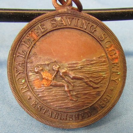 British Pre WWII Life Saving Medal Named, 1934, Cased — image 4