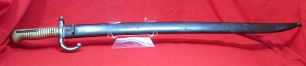  French 1866 Pattern Chassepot Bayonet, 1879, Very Clean — image 2