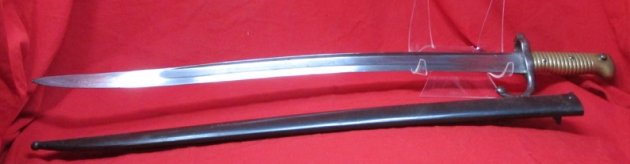  French 1866 Pattern Chassepot Bayonet, 1879, Very Clean — image 8