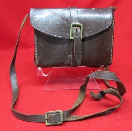  British WWII Era, Glauser MK 4 Compass, Leather Pouch With Maintenance Pouch — image 2