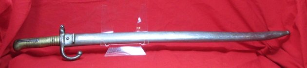  Egyptian Chassepot Pattern Bayonet, Weyersburg Mfg. — image 2