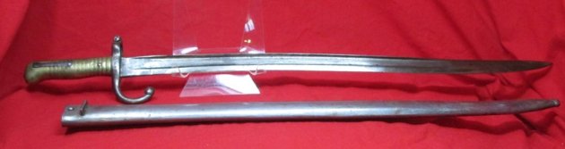  Egyptian Chassepot Pattern Bayonet, Weyersburg Mfg. — image 3