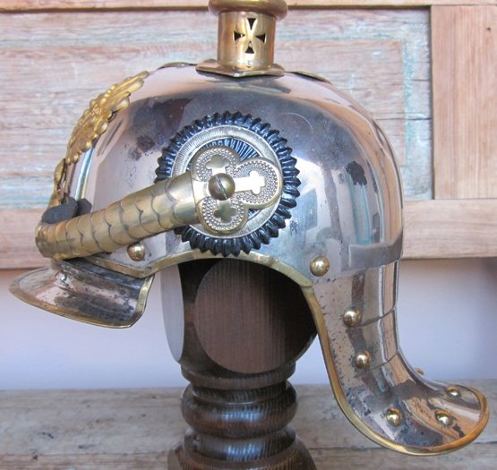  Prussian Pre-WWI, 1889/99 Cuirassier Officers Helmet, A. Klucke Retailer — image 6