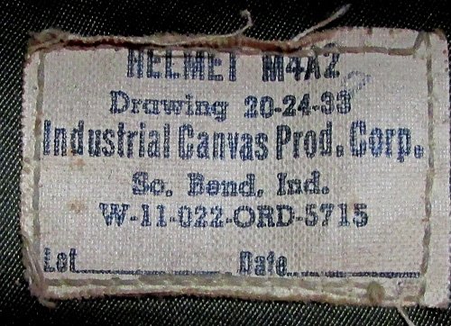  US WWII USAAF Aircrew M4A2 Flak Helmet — image 3