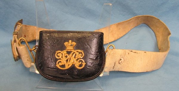  British Victorian Era Officers Pistol Pouch & Strap — image 2