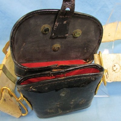  British Victorian Era Officers Pistol Pouch & Strap — image 4