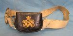 British Victorian Era Officers Pistol Pouch & Strap