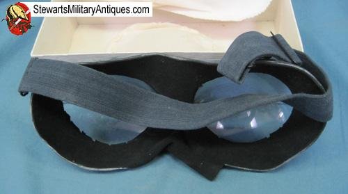  Chi-Com Vietnam War Mig Pilot Goggles, 1960's Dated Box — image 2