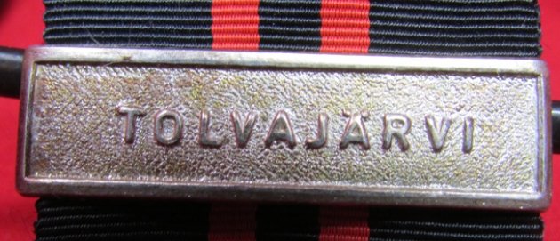  Finland, 1939-1940 Winter War Medal, TolvaJarvi Clasp — image 3