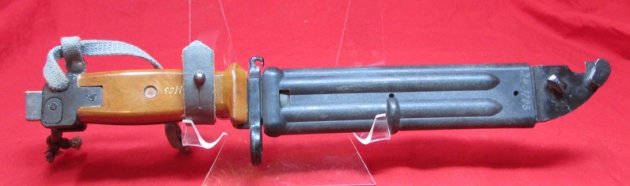  Warsaw Pact, Cold War AKM Bayonet and Scabbard — image 2