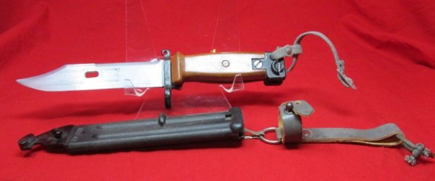  Warsaw Pact, Cold War AKM Bayonet and Scabbard — image 5