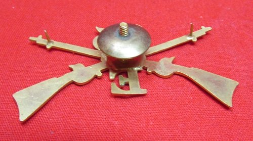  US Indian Wars-SAW, 25th Infantry Hat Insignia, Company E — image 3
