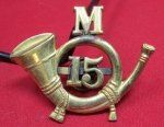 US Indian War, SAW Era Field Musician Hat Insignia, 15th …